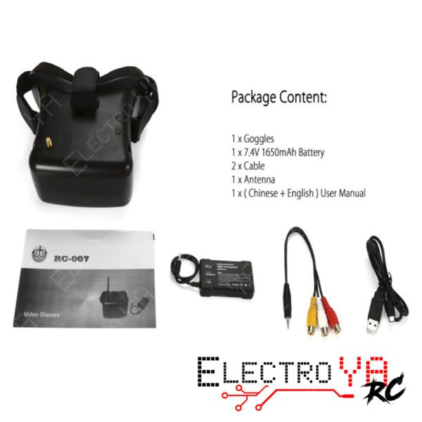 GAFAS FPV 5,8G 40CH - Imagen 2