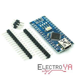 Placa Nano V3.0 ATMEGA328P con mini USB - pines no soldados (ARDUINO COMPATIBLE)