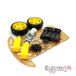 Descubre el Kit de Chasis para Coche Robot 2WD, perfecto para entusiastas de la robótica y la programación. Este kit DIY es ideal para proyectos educativos y personales, compatible con Arduino. Fácil de ensamblar y personalizar, es la elección ideal para aprender sobre robótica y mecánica.