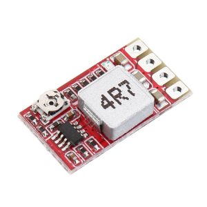 Placa convertidor DC-DC Mini-360 con MP1584, bobina 4R7 y terminales IN/OUT/EN.